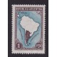ARGENTINA 1935 GJ 791 ESTAMPILLA NUEVA MINT FILIGRANA LADO MAYORU$ 19,50